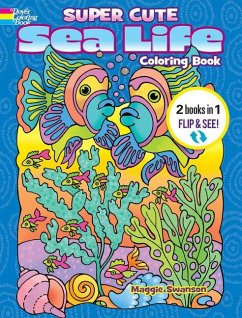 Super Cute Sea Life Coloring Book/Super Cute Sea Life Color by Number - Dahlen, Noelle