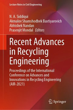 Recent Advances in Recycling Engineering (eBook, PDF)