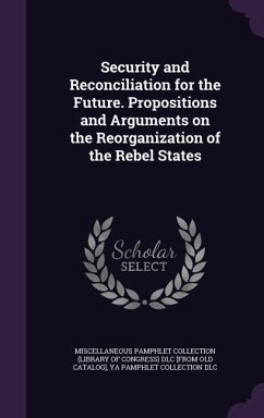 Security and Reconciliation for the Future. Propositions and Arguments on the Reorganization of the Rebel States - Dlc, Ya Pamphlet Collection