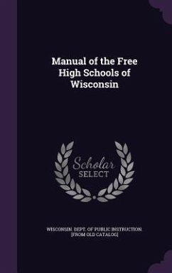 Cover Manual of the Free High Schools of Wisconsin