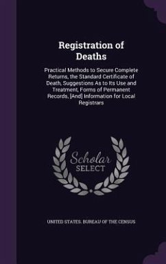 Cover Registration of Deaths