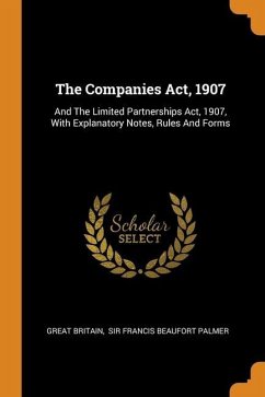 The Companies Act, 1907 - Britain, Great