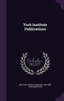 Cover York Institute Publications