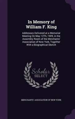 In Memory of William F. King