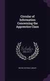 Circular of Information Concerning the Apprentice Class