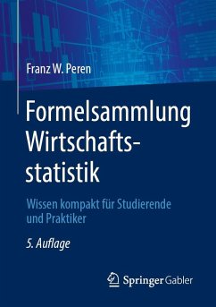 Formelsammlung Wirtschaftsstatistik (eBook, PDF) - Peren, Franz W.