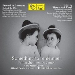 Something To Remember (Natural Sound Recording) - Castelli,Anna Maria/Coscia,Gianni/Sellani,R