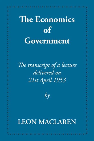 The Economics of Government (eBook, ePUB) The Economics of Government (eBook, ePUB)