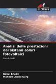 Analisi delle prestazioni dei sistemi solari fotovoltaici
