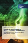 MACHINE LEARNING AND DEEP LEARNING TECHNIQUES