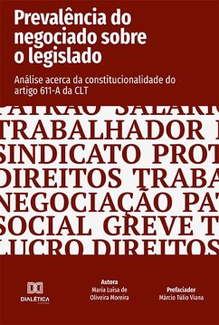 Cover Prevalência do negociado sobre o legislado (eBook, ePUB)