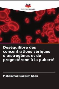 Déséquilibre des concentrations sériques d'¿strogènes et de progestérone à la puberté - Khan, Mohammad Nadeem