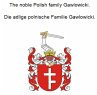 The noble Polish family Gawlowicki. Die... - Bild 1