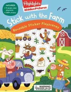Stick with the Farm Hidden Pictures Reusable Sticker Playscenes - Highlights