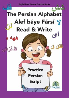 Persian Writing Alphabet Book Alef báye Fársí Read & Write - Kiani, Mona