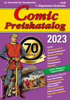 Comic Preiskatalog 2023 HC - Riedl, Stefan
