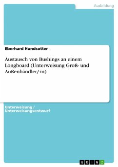 Cover Austausch von Bushings an einem Longboard (Unterweisung Groß- und Außenhändler/-in) (eBook, PDF)