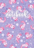 Axolotl Notebook Rosa/Lila Axolotl Notebook Rosa/Lila
