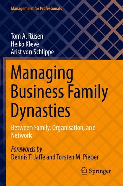 Managing Business Family Dynasties - Rüsen, Tom A.;Kleve, Heiko;Schlippe, Arist von