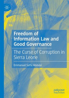 Freedom of Information Law and Good Governance - Abdulai, Emmanuel Saffa