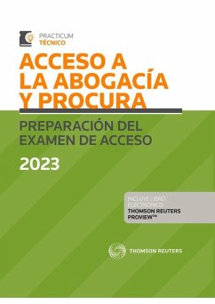 Cover Acceso a la abogacía y procura. Preparación del examen de acceso 2023