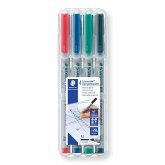 STAEDTLER Universalstift Lumocolor® non-permanent M, 4er Set farbig