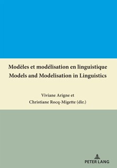 Modèles et modélisation en linguistique / Models and Modelisation in Linguistics (eBook, PDF)