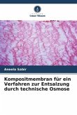 Kompositmembran für ein Verfahren zur Entsalzung durch technische Osmose