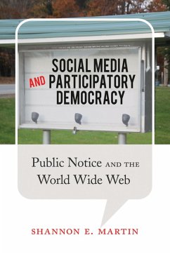 Cover Social Media and Participatory Democracy (eBook, PDF)