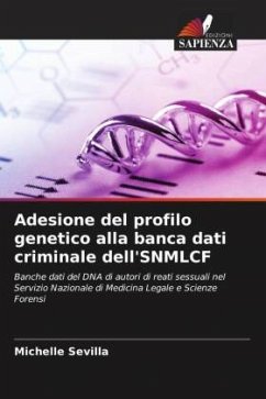 Cover Adesione del profilo genetico alla banca dati criminale dell'SNMLCF