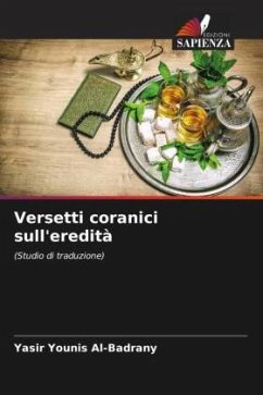 Versetti coranici sull'eredità - Al-Badrany, Yasir Younis