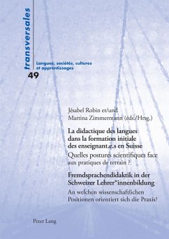 La didactique des langues dans la formation initiale des enseignant.e.s en Suisse / Fremdsprachendidaktik in der Schweizer Lehrer*innenbildung (eBook, PDF)