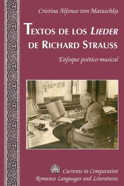 Textos de los «Lieder» de Richard Strauss (eBook, PDF) - Matuschka, Cristina Alfonso von