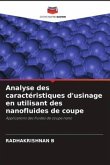 Analyse des caractéristiques d'usinage en utilisant des nanofluides de coupe
