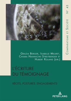 Cover L'écriture du témoignage (eBook, PDF)