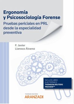 Cover Ergonomía y psisosociología forense. Pruebas periciales en PRL desde la especialidad preventiva