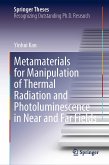 Metamaterials for Manipulation of Thermal Radiation and Photoluminescence in Near and Far Fields (eBook, PDF)