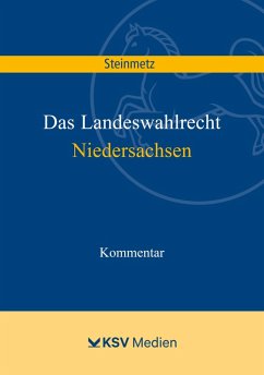 Landeswahlrecht Niedersachsen (eBook, PDF) - Steinmetz, Markus