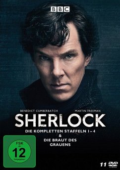Sherlock - Die komplette Serie: Staffeln 1-4 & Die Braut des Grauens Limited Edition - Cumberbatch,Benedict/Freeman,Martin/Gatiss,Mark