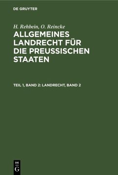 Cover Landrecht, Band 2