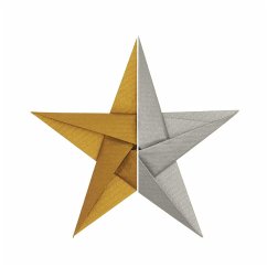 Origami 15x15 cm, gold/silber FSC MIX 32 Blatt, 75 g/m²