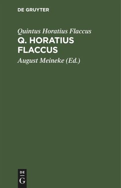 Q. Horatius Flaccus - Horatius Flaccus, Quintus