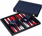 Philos 1734 - Backgammon, blau, medium, Kunstleder Philos 1734 - Backgammon, blau, medium, Kunstleder