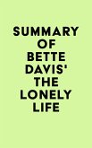 Summary of Bette Davis's The Lonely Life (eBook, ePUB)
