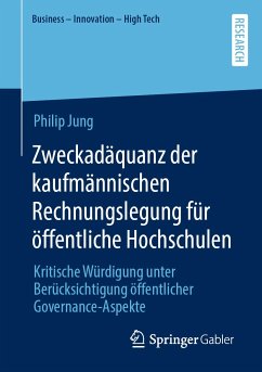 Zweckadäquanz der kaufmännischen Rechnungslegung für öffentliche Hochschulen (eBook, PDF) - Jung, Philip