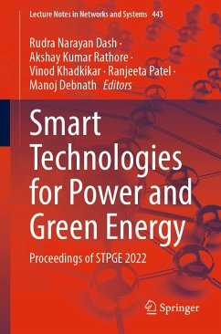 Smart Technologies for Power and Green Energy (eBook, PDF)