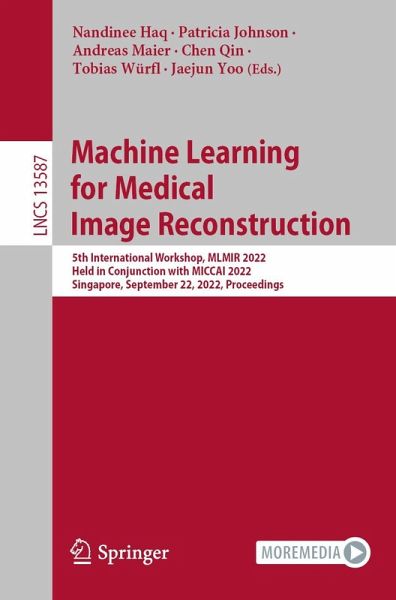 Machine Learning for Medical Image Reconstruction (eBook, PDF)