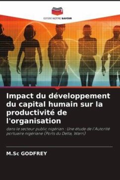 Impact du développement du capital humain sur la productivité de l'organisation - GODFREY, M.Sc