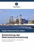 Entwicklung der Meerwasserentsalzung