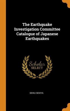 The Earthquake Investigation Committee Catalogue of Japanese Earthquakes - Sekiya, Seiku